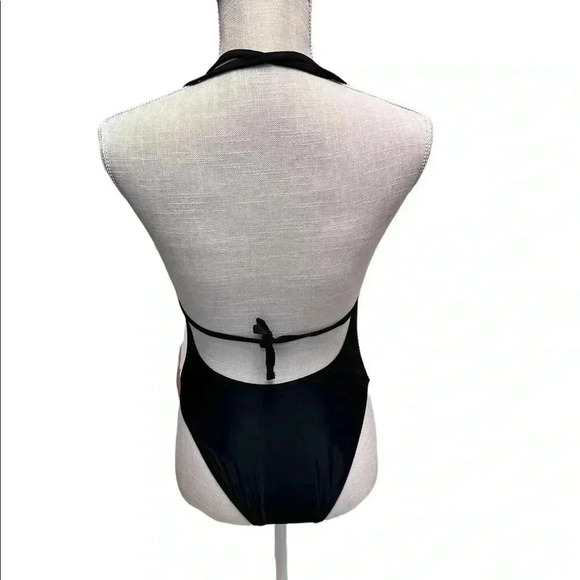 NWT•WOMEN’S XHILARATION BLACK BATHING SUIT•SIZE XS•SUPER CUTE GREAT FOR VACATION - Picture 5 of 7